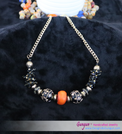 Orange Coral Necklace