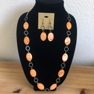 Orange Shells Necklace