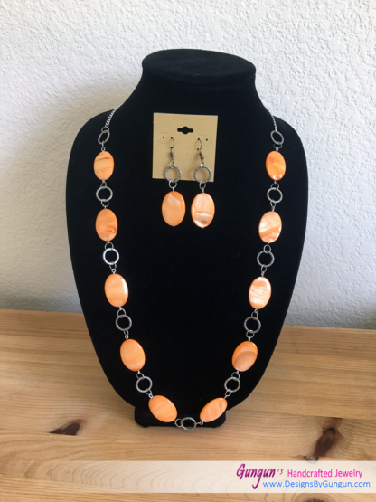 Orange Shells Necklace