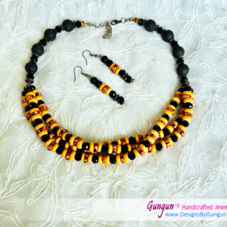 Krobo Lava Necklace